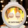 May You Experience A Magical Christmas - Family Personalized Custom Candlelight Lantern Ornament - Christmas Gift For Family Members
