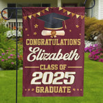 Cheers To Your Amazing Achievement - Family Personalized Custom Flag - Graduation Gift For Family