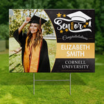 Custom Photo The Journey To Success Has Just Begun - Family Personalized Custom Yard Sign - Graduation Gift For Family
