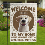 Furry Friends Make The Best Hosts - Dog Personalized Custom Flag - Gift For Dog Lovers
