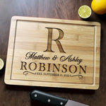Where Love Always Grows - Couple Personalized Custom Engraved Wooden Cutting Board - Gift For Couple