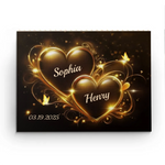 Together In Love, Forever In Heart - Couple Personalized Custom Horizontal Rectangle Shaped Building Brick Blocks - Gift For Couple