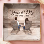 Forever Starts With You - Couple Personalized Custom Full-Print Jewelry Dish - Gift For Husband, Wife, Couple