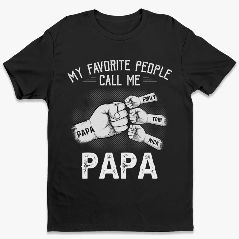 A Dad Like No Other - Family Personalized Custom Unisex T-shirt, Premium T-shirt, Hoodie - Father's Day, Gift For Dad, Grandpa