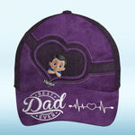 Dad, Our Hearts Belong To You - Family Personalized Custom Hat, All Over Print Classic Cap - Father's Day, Gift For Dad, Grandpa, New Dads