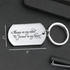 Your Spirit Lives On Forever - Memorial Personalized Custom Keychain - Sympathy Gift For Family Members