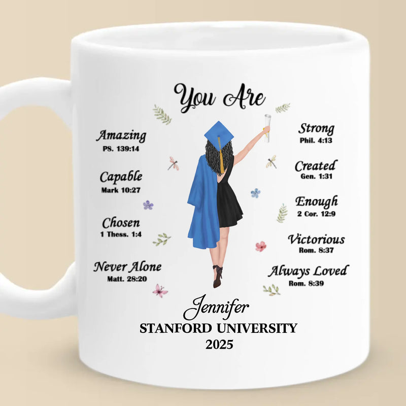 Believe In Yourself And All That You Are - Family Personalized Custom Mug - Graduation Gift For Daughter, Granddaughter, Sister