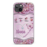 Grandkids Fill Nana’s Life With Love - Family Personalized Custom Clear Phone Case - Mother's Day Gift For Grandma, Mom