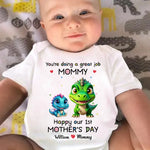 Our First Mother’s Day Together - Family Personalized Custom Baby Onesie - Mother's Day, Baby Shower Gift, Gift For New Moms