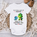 Our First Mother’s Day Together - Family Personalized Custom Baby Onesie - Mother's Day, Baby Shower Gift, Gift For New Moms