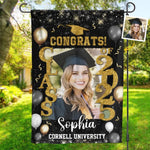 Custom Photo A Journey Worth Every Step - Family Personalized Custom Flag - Graduation Gift For Family
