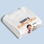 Custom Photo Master Of The Grill - Family Personalized Custom Unisex T-shirt, Premium T-shirt, Hoodie - Father's Day, Gift For Dad, Grandpa, Husband
