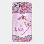 Grandkids Fill Nana’s Life With Love - Family Personalized Custom Clear Phone Case - Mother's Day Gift For Grandma, Mom