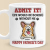 Thanks For Loving Us, Poop And All - Dog & Cat Personalized Custom 3D Inflated Effect Printed Mug - Gift For Pet Owners, Pet Lovers