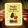 Always My Mother, Forever My Friend - Family Personalized Custom LED Mirror Frame Lamp - Mother's Day, Gift For Mom, Daughter