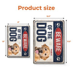 Custom Photo Step Inside If You Dare - Dog & Cat Personalized Custom 3D Inflated Effect Printed Home Decor Metal Sign - House Warming Gift For Dog Lovers, Pet Parents