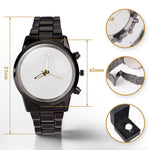 Custom Photo Time Moves, Memories Remain - Family Personalized Custom Men's Watch - Father's Day, Gift For Dad