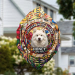 Custom Photo A Piece Of My Heart Spins With You - Memorial Personalized Custom Wind Spinner - Sympathy Gift For Dog Lovers