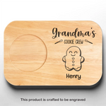 Sweet Moments, Sweeter Treats - Family Personalized Custom Engraved Wooden Tea & Snack Board - Mother's Day, Gift For Grandma, Mom