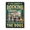 If The Camper’s Wobbling, I Swear It’s The Dogs’ Fault - Dog Personalized Custom Home Decor Metal Sign - House Warming Gift For Pet Owners, Pet Lovers