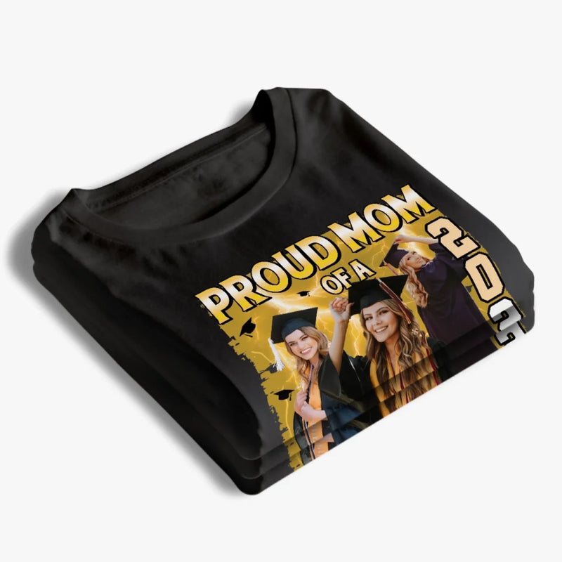 Custom Photo Her Success, My Pride - Family Personalized Custom Unisex T-shirt, Premium T-shirt, Hoodie - Graduation Gift For Family Members, Siblings, Brothers, Sisters