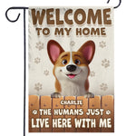 My House, My Rules - Dog Personalized Custom Flag - Gift For Dog Lovers, Pet Parents