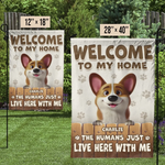 My House, My Rules - Dog Personalized Custom Flag - Gift For Dog Lovers, Pet Parents