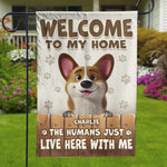My House, My Rules - Dog Personalized Custom Flag - Gift For Dog Lovers, Pet Parents