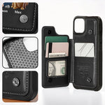 Where Paws Go, Love Follows - Dog Personalized Custom Leather Flip Wallet Phone Case - Gift For Dog Lovers, Women