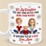 Seeing You Become A Mom Makes Me So Proud - Family Personalized Custom 3D Inflated Effect Printed Mug - Mother's Day, Gift For Mom, Daughter, New Moms