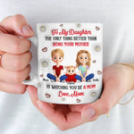 Seeing You Become A Mom Makes Me So Proud - Family Personalized Custom 3D Inflated Effect Printed Mug - Mother's Day, Gift For Mom, Daughter, New Moms