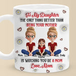 Seeing You Become A Mom Makes Me So Proud - Family Personalized Custom 3D Inflated Effect Printed Mug - Mother's Day, Gift For Mom, Daughter, New Moms
