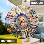 Custom Photo I'm Always With You - Memorial Personalized Custom Wind Spinner - Sympathy Gift For Dog Lovers