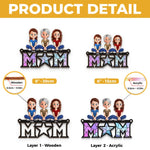 Mom, Our Guiding Star And Greatest Blessing - Family Personalized Window Hanging Suncatcher Ornament - Mother's Day, Gift For Mom, Grandma, Sisters