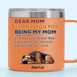 Dogs Make Life Whole - Dog Personalized Custom 14oz Stainless Steel Tumbler With Handle - Gift For Mom, Dog Lovers