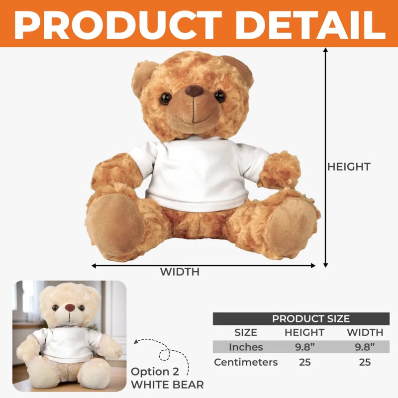 Our Hard Work Has Made Us So Proud - Family Personalized Custom Teddy Bear Plush - Graduation Gift For Daughter