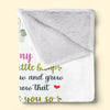 Mom, I Can’t Wait To Meet You - Family Personalized Custom Blanket - Mother's Day, Baby Shower Gift, Gift For First Mom