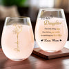 Watching You Be A Mom Is My Greatest Joy - Family Personalized Custom Wine Glass - Mother's Day, Gift For Mom, Daughter