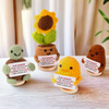 My Greatest Joy Is You - Family Personalized Custom Handmade Crochet Plush With Motivational Message - Mother's Day, Gift For Mom, Daughter