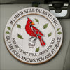 Always In My Heart - Memorial Personalized Custom Car Visor Clip - Sympathy Gift For Family Members