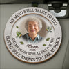 Custom Photo Though You're Gone, Your Love Remains - Memorial Personalized Custom Car Visor Clip - Sympathy Gift For Family Members