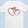 Love Begins With Her, And Grows With Us - Family Personalized Custom Unisex T-shirt, Premium T-shirt, Hoodie - Mother's Day, Gift For Mom, Grandma