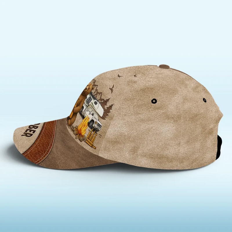 Sleep Under Stars, Wake Up To Peace - Camping Personalized Custom Hat, All Over Print Classic Cap - Gift For Camping Lovers