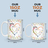 Our Family, Her Legacy - Family Personalized Custom Mug - Mother's Day, Gift For Mom, Grandma