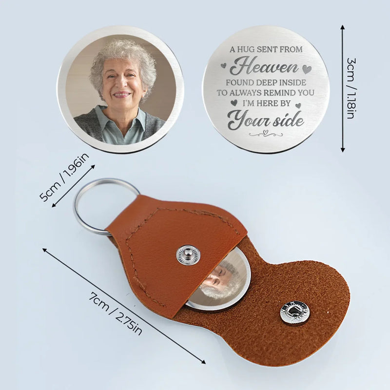 Custom Photo Your Love Is Our Eternal Memory - Memorial Personalized Custom Pocket Hug - New Arrival, Sympathy Gift For Family Members AMZ