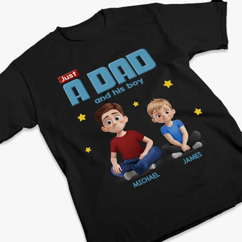 Every Adventure Starts With Dad - Family Personalized Custom Unisex T-shirt, Premium T-shirt, Hoodie - Father's Day, Gift For Dad