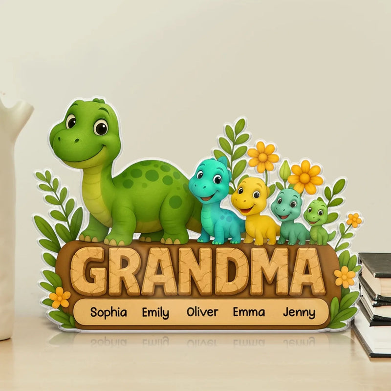 Wherever You Go, We Follow - Family Personalized Custom Acrylic Plaque Custom Shape - Mother's Day, Gift For Mom, Grandma