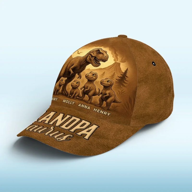 Stomping Through Generations - Family Personalized Custom Hat, All Over Print Classic Cap - Father's Day, Gift For Dad, Grandpa
