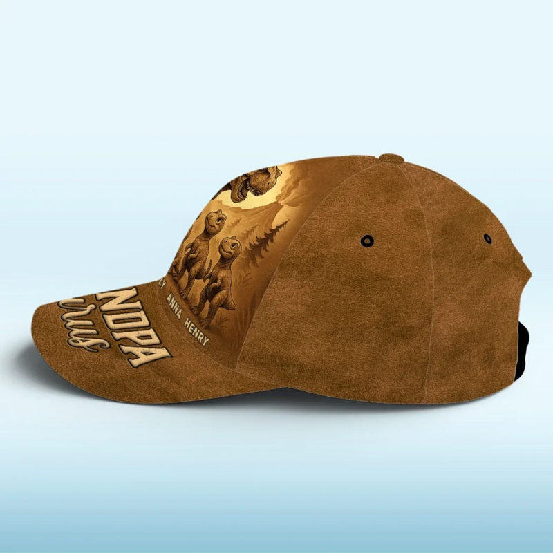 Stomping Through Generations - Family Personalized Custom Hat, All Over Print Classic Cap - Father's Day, Gift For Dad, Grandpa