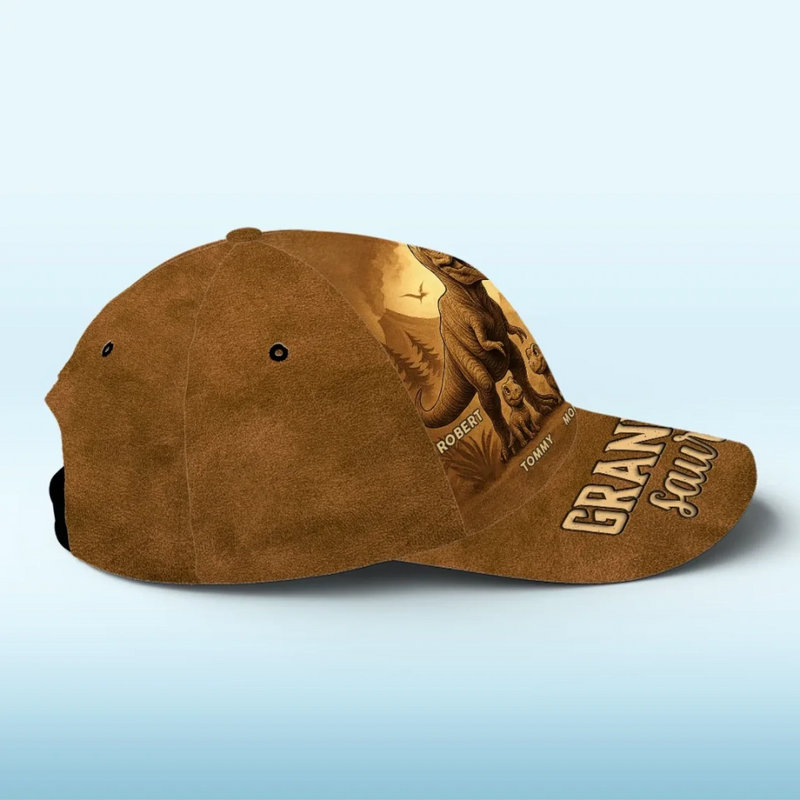 Stomping Through Generations - Family Personalized Custom Hat, All Over Print Classic Cap - Father's Day, Gift For Dad, Grandpa
